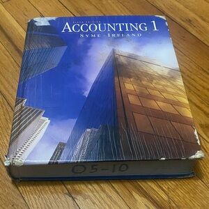 Accounting 1 Sixth Edition Syme Ireland Textbook